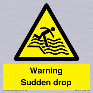 Warning Sudden drop